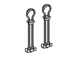 Geberit Set Dübel für Adapterplatte zu 243083001 AquaClean Tuma/5000plus/5000 (2 St.)