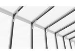 Stabilisierungsprofil VITAVIA "Nachrüstsatz passend für Gewächshaus H_elena 8600", schwarz, L:263cm, Aluminium, Profile, Stabilisierungsprofil, schwarz