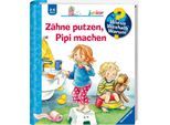Kinderbuch RAVENSBURGER "Wieso? Weshalb? Warum? Junior, Zähne putzen, Pipi machen", bunt (weiß, neutral), Bücher, Kinderbuch, Made in Europe, Topseller