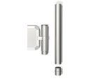 Ultradex Topperrohr, für Ultradex Stellwand-Standrohre, Ø 40 x L 700 mm, Aluminium, silber