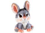 Kuscheltier HEUNEC "Hase Löffelchen, sitzend", grau (grau, weiß), Plüschfiguren, KinderH:22cm, Kuscheltier, H:22cm