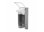 Ophardt Seifenspender ingo-man® Plus IMP E A/24, Wandmontage, 500 ml, nachfüllbar, Edelstahlpumpe, B 82 x T 169 x H 305 mm, Aluminium/Kunststoff, silber