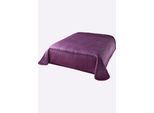 Betthusse HEINE "Tagesdecke Tagesdecke", lila (violett, burgund), B:240cm, Tagesdecken, Betthusse