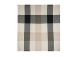 Überwurf MARC O'POLO "Plaid Erlend", beige (schwarz), B:200cm L:200cm, Obermaterial: 80% Baumwolle CO(Bio). 20% Leinen LI., Wohndecken, Überwurf