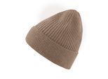 Strickmütze FALKE "FALKE Mütze", Damen, Gr. onesize, nutmeg mel (5410), Mützen Strickmütze