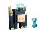 Spielfigur MATTEL "Minecraft Spicewood-Figur", schwarz (bunt), Spielfiguren, KinderB:18cm H:25cm T:8cm, Spielfigur, mit Licht und Sound sowie zusätzlicher Figur, B:18cm H:25cm T:8cm