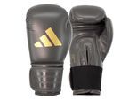 Boxhandschuhe ADIDAS PERFORMANCE "Speed 50" Gr. 12, grau (choral, gold), Boxhandschuhe, 12 12, Kunstleder, Boxhandschuhe