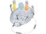 Babywippe BRIGHT STARTS "Disney Winnie the Pooh Classic Pals Vibrating Bouncer", Baby, weiß, Kunststoff, Metall, Stoff, Babywippen Babywippe, mit Sound-Effekt