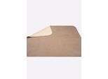 Betthusse HEINE "Tagesdecke Tagesdecke", beige (taupe), B:240cm, Tagesdecken, Betthusse