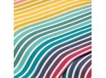 Allround-Gewebe Streifen "Regenbogen", bunt