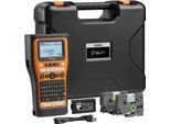 Brother Etikettendrucker P-Touch PT-E560BTVP, monochromer Thermotransferdruck, 180 x 128 dpi, 30 mm/s, Bluetooth/USB, inkl. Zubehör, orange-schwarz