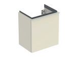 Geberit iCon Handwaschbecken-Unterschrank 502301JL1 37x41,5x27,9cm, 1 Tür, Anschlag links, sand hochglänzend, Griff sand matt