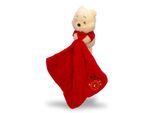 Plüschfigur SIMBA "Disney Winnie Pooh mit Kuscheltuch", rot (bunt), Plüschfiguren, Kinder, Plüschfigur