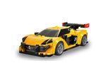 Konstruktions-Spielset JAMARA "CaDA, Brick, Renault Sport RS.01 gelb (402909)", gelb, Spielbausteine, Kinder, Kunststoff, Konstruktions-Spielset, im Maßstab 1:24