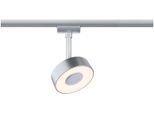 PAULMANN Schienensystem-Leuchten "URail Spot Circle 1x5W 3000K 230V", grau (chromfarben), 1, Ø 10cm H: 15,4cm, 1 Stk., Leuchten, 3-Step-Dimmbar, Schienensystem-Leuchten