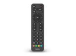 HAMA Universal-Fernbedienung "Universal Fernbedienung für TV und Set-Top-Box mit großen Tasten", schwarz, B:4,7cm H:2cm L:17,3cm, Fernbedienungen, Lernfunktion, große Tasten, steuert zwei Geräte, 10 m Reichweite, Universal-Fernbedienung