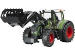Spielzeug-Traktor BRUDER "Fendt 936 Vario mit Frontlader 48 cm (03041)", grün (grün, schwarz), Spielzeugfahrzeuge, Kinder, Kunststoff, Spielzeug-Traktor, Made in Europe
