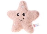 Kuscheltier HEUNEC "Kuma, Xmas Weihnachtsstern 26 cm", beige (rosa), Plüschfiguren, KinderH:26cm, Polyester, Kuscheltier, Made in Germany, H:26cm