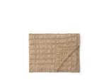 Überwurf MARC O'POLO "Plaid Ainaa", oak beige, B:150cm L:200cm, Obermaterial: 100% Baumwolle CO(Bio)., Wohndecken, Überwurf
