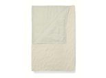Tagesdecke ESSENZA "Philippine", beige (vanille), B:180cm L:265cm, Obermaterial: 65% Baumwolle CO. 35% Polyester PES., Tagesdecken, Tagesdecke