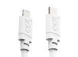 HAMA USB-Kabel "USB-C auf Lightning Ladekabel 1 m weiß", weiß, 200cmcm, Kabel, Schnellladen, 480 Mbit/s, MFi zertifiziert, 3 A Strom, USB-Kabel
