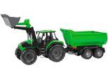 Spielzeug-Traktor LENA "Worxx Traktor Deutz-Fahr Agrotron 7250 TTV mit Anhänger", bunt, Spielzeugfahrzeuge, Kinder, Kunststoff, Spielzeug-Traktor, Made in Europe