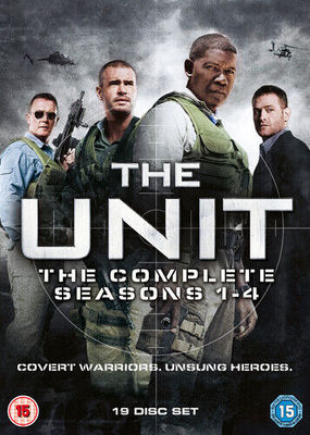The Unit: Sesong 1-4 DVD (2010) – Max Martini, 19 disker, region 2