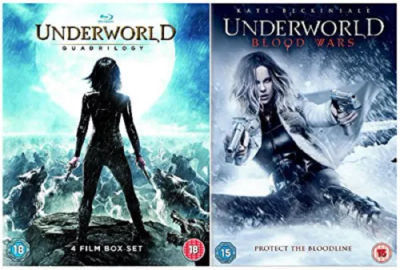 Underworld: Pentalogy Komplett Samling 1-5 (DVD, Region 2)