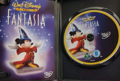 Fantasia: Walt Disneys Gullplate – Tidlig britisk utgave DVD