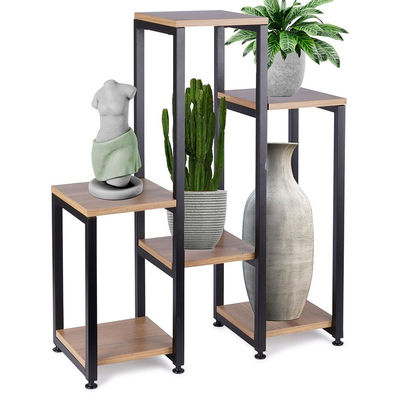 Blomsterholder i metal 6-niveauer 80 cm