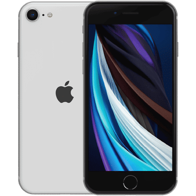 Apple iPhone SE (2020) White 64 GB Luokka B Uusi vara-akku (Refurbished)