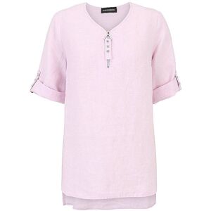 DORIS STREICH Leinenbluse DORIS STREICH Damen rosa 52