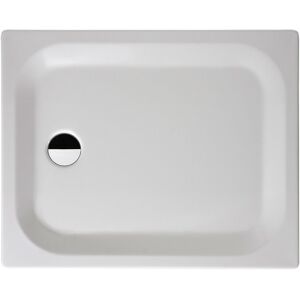 Bette Ultra Duschwanne superflach 100 x 80 x 2,5 cm mit Minimum Wannenträger, Duschwannen, weiß - weiß