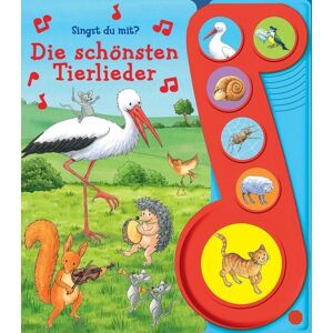 Phoenix International Publications Inc. Die schönsten Tierlieder - Liederbuch mit Sound - Pappbilderbuch mit 6 Melodien