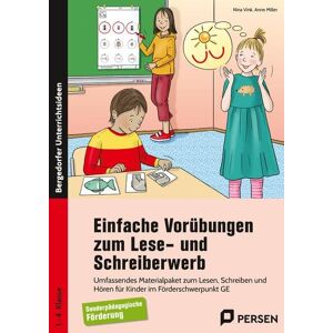 Persen Verlag in der AAP Lehrerwelt GmbH Einfache Vorübungen zum Lese- und Schreiberwerb
