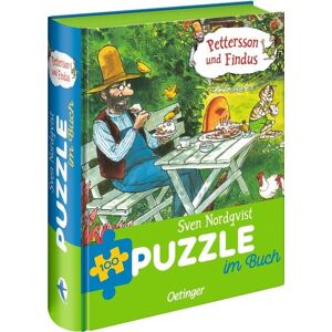 Oetinger Pettersson und Findus. Puzzle im Buch. 100 Teile