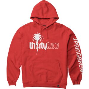 Thirtytwo Spring Break Hoodie Red L - Unisex - Red