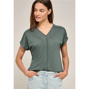 cecil T-Shirt mit Deko-Nähten - Grün - Damen - Size: XL XXL M L XS S
