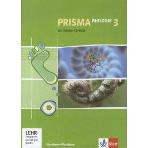 unbekannt - Prisma Biologie - Ausgabe Nordrhein-Westfalen: Prisma Biologie 3. Schülerbuch mit Schüler-CD-ROM. Nordrhein-Westfalen: 9./10. Schuljahr: BD 3