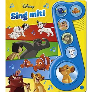 Phoenix International Publications (pikids) - Disney - Sing mit! - Liederbuch mit Sound -Pappbilderbuch mit 6 Melodien für Kinder ab 3 Jahren