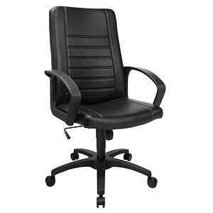 Topstar Chefsessel Premium Point 100, 7900D60 Kunstleder schwarz, Gestell schwarz schwarz
