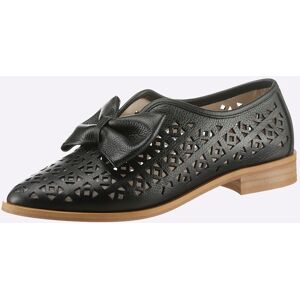 heine Slipper schwarz schwarz