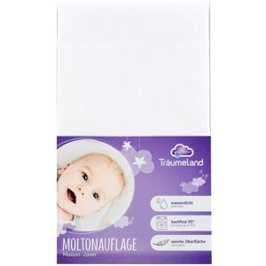 Träumeland Molton-Matratzenauflage 70x140 cm wasserdicht - weiss - Unisex