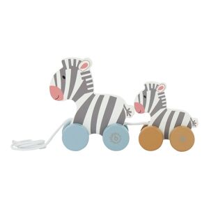 Bieco Nachziehspielzeug Zebras - weiss - Unisex