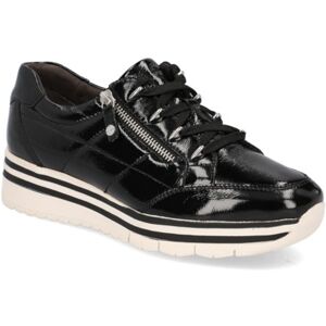 TAMARIS Lackleder Sneaker schwarz 37.0