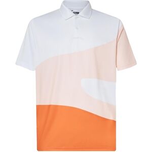 Oakley Reduct Wave Herren Poloshirt, soft orange, Herren, XS