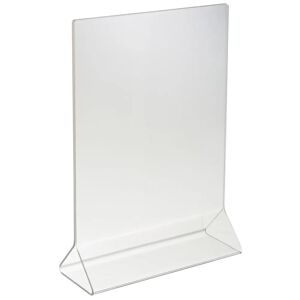 PULSIVA Schild Fera; 15x21.5 cm (BxH); transparent; 3 Stück / Packung