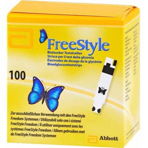Precision Freestyle Teststreifen ohne Codier. 100stk