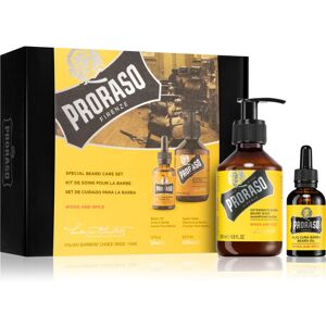 Proraso Set Beard Original Geschenkset für den Bart für Herren Wood and Spice