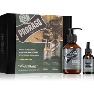 Proraso Set Beard Original Geschenkset für den Bart für Herren Cypress and Vetyver